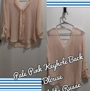 Pale Pink Blouse